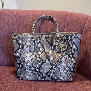 Snakeskin Print Michael Kors Bag